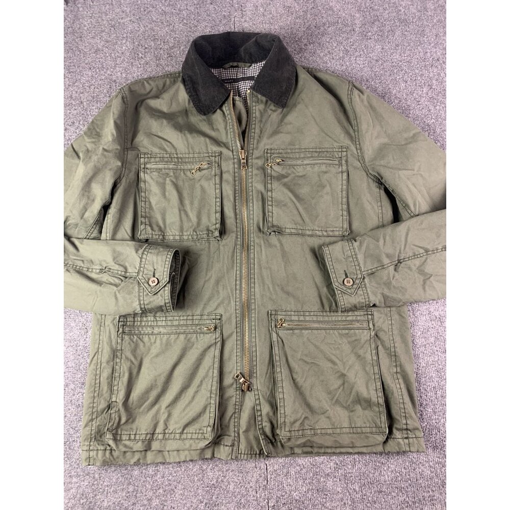 MARC JACOBS Mens Military Type Utility Lined Jacket Size XL Green